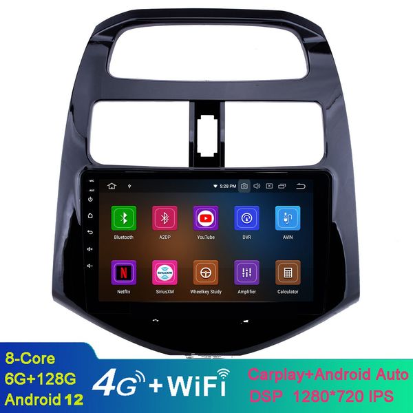 

9 inch android car video auto radio for 2011-2014 chevy chevrolet daewoo spark beat matiz with bluetooth usb wifi support swc