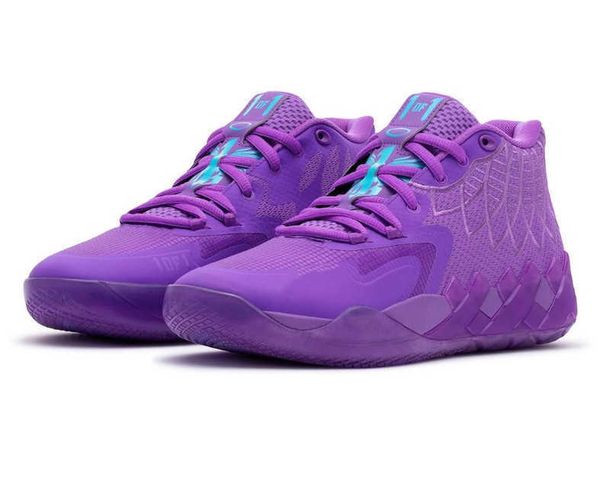 

running shoes basketball shoes sport shoe trainner sneakers rare grey red purple glimmer pink green black lamelo ball mb01 rick and morty