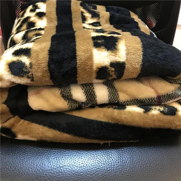 

portable blanket leopard print plush coral fleece blanket soft winter throw vintage style good quality276m