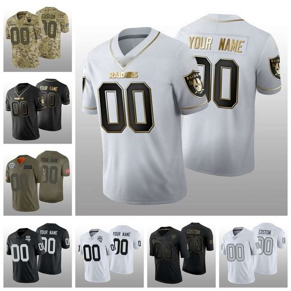 

jersey las''vegas''raiders''men custom black limited 2020 salute to service women youth legend color rush foot, Black;red