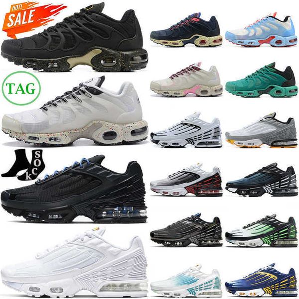 

max terrascape plus tn 3 running shoes men women tuned laser blue white grey zebra green tan burgundy mens trainers tns outdoor81fh, Black