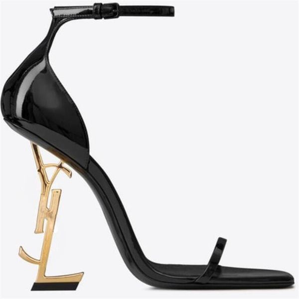 

women's handmade fashion shoes sandals cut-out slingback open-toe summer 11cm high heel party prom size35-40228n, Black