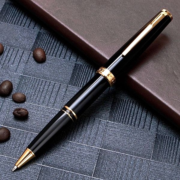 

promotion black ballpoint pen school office stationery luxurs gel roller ball pens