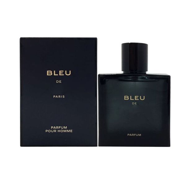 

bleu 100ml 3.4fl.oz de perfume fragrance edp spray good smell long lasting blue man cologne spray famous brand