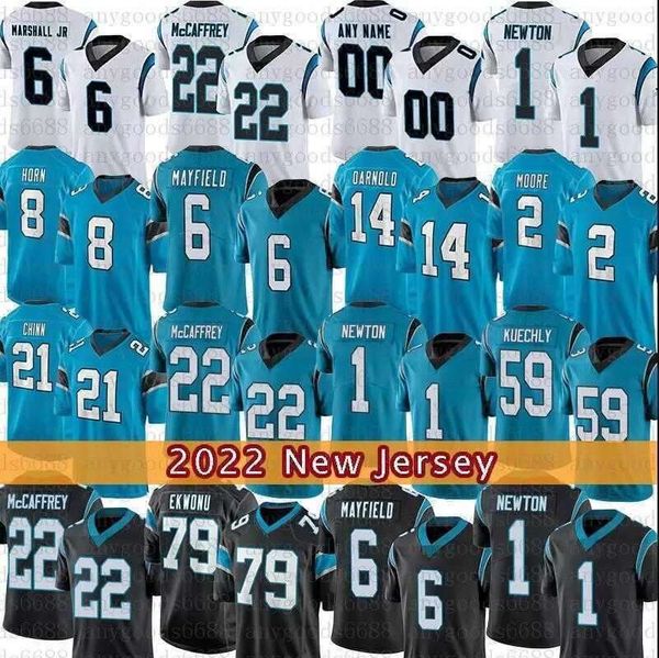 

baker mayfield custom mens women youth jersey carolina''panthers''elite dj moore jeremy chinn ikem ekwonu sam darnold ca