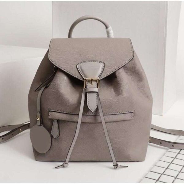 

backpack school bags shoulder bags removable shoulder strap cowhide genuine leather fashion letter pattern string black quality