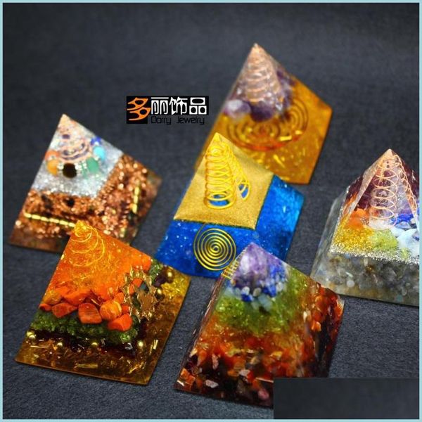 

jewelry pouches bags crushed stone crystal 50x50 pyramid bags orgonite jewelry display colorf ornaments women fashion accessories dr dhs4z, Pink;blue