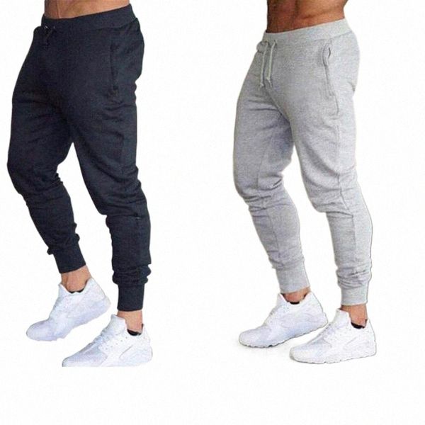 

men's pants spring autumn gyms men joggers sweatpants trousers sporting clothing the bodybuilding h0jg#, Black