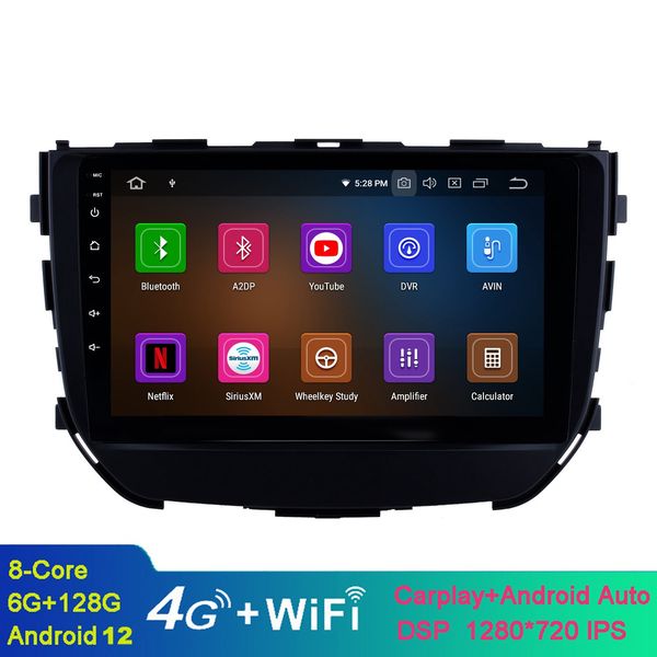 

gps navi car video stereo android 9 inch head unit for 2016-2018 suzuki brezza with wifi bluetooth music usb aux support dab