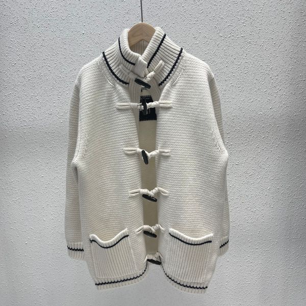 

98 2022 milan style brand same style sweater crew neck long sleeve cardigan flora print white fashion womens clothes dl, White;black