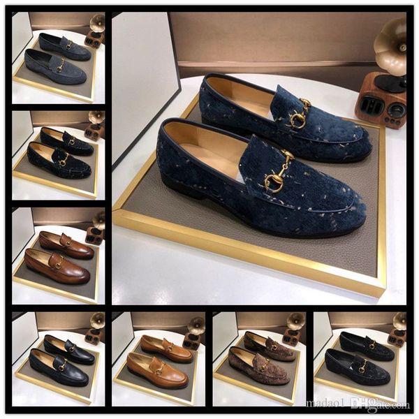 

aaa designer luxury dress shoes men flats zapatos de hombre slip-on suede leather shoes casual male shoe driving moccasin soft loafers, Black