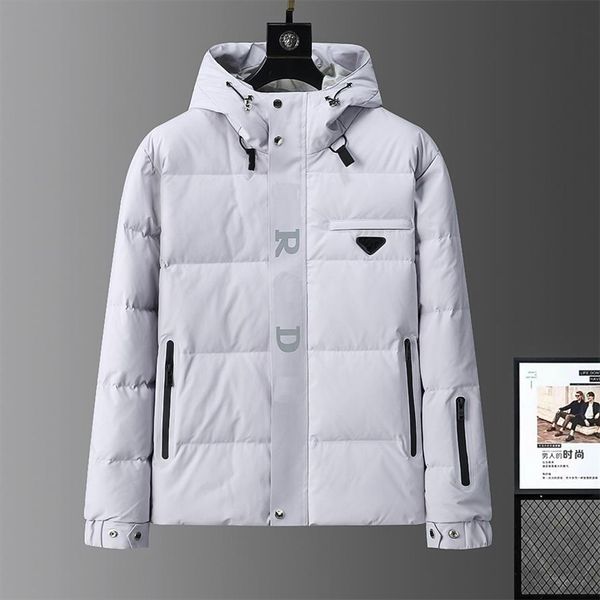 

mens winter puffer jackets womens full print down coat man long style parka trendy hooded coats embroidery pattern outerwear clothing down j, Black