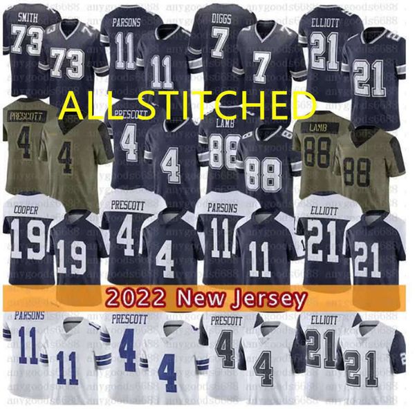 

custom trevon diggs jersey dallas''cowboys''11 micah parsons ceedee lamb dak prescott ezekiel elliott leighton vander es