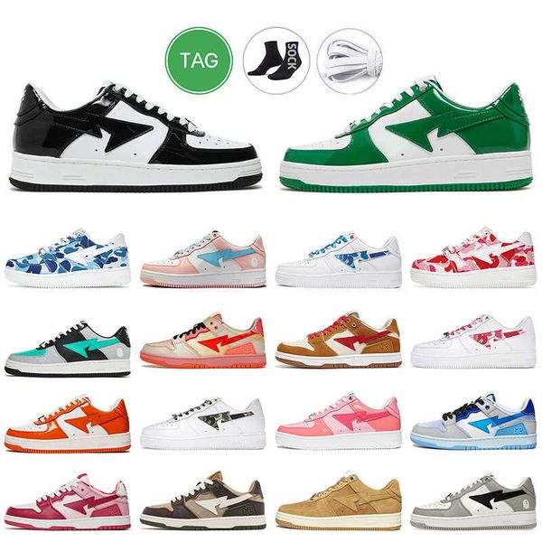 

shoes white boots sk8 designer casual bapestaly women mens sta sk8 black bapely green color camo ape combo pink pastel pack sax with socks