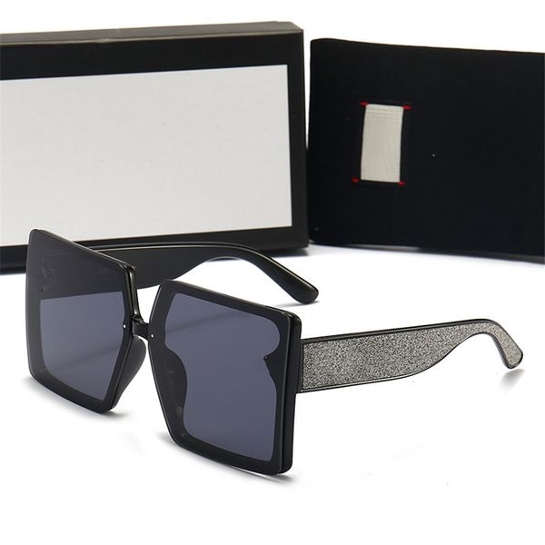 

luxury polarized sunglasses designer women's and men's goggles senior glasses women's spectacles frame vintage metal sunglass, White;black