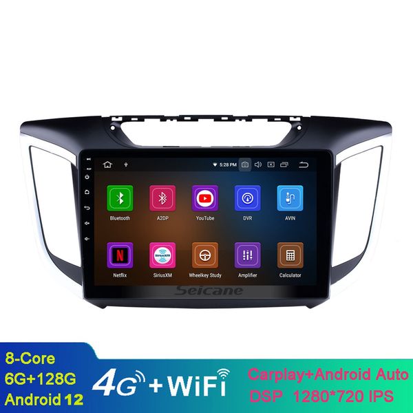 

car video gps navi stereo android 10.1 inch touchscreen for 2014-2015 hyundai ix25 creta with wifi bluetooth usb aux support dab