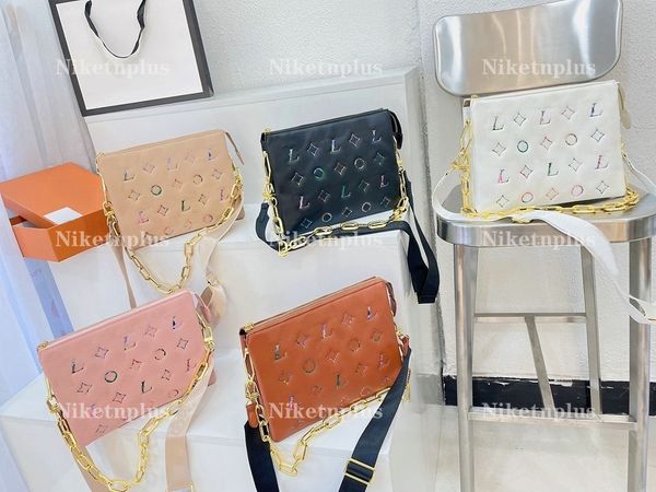 

m21353 coussin pm bag navy blue womens designer luxury crossbody gradient embossed leather chain handbag m57790