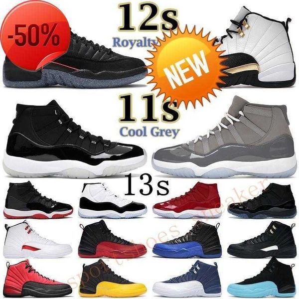 

quality jumpman 11 12 13 mens high basketball shoes 13s hyper royal playoff 12s dark concord 11s cool grey legend blue sneakers