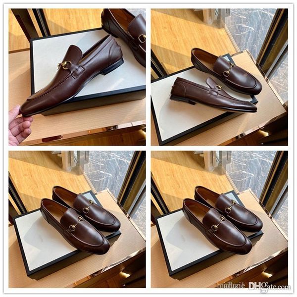 

3a g dress shoes autumn genuine leather men designer luxury fashion lace-up man casual shoes smart business work office footwear, Black
