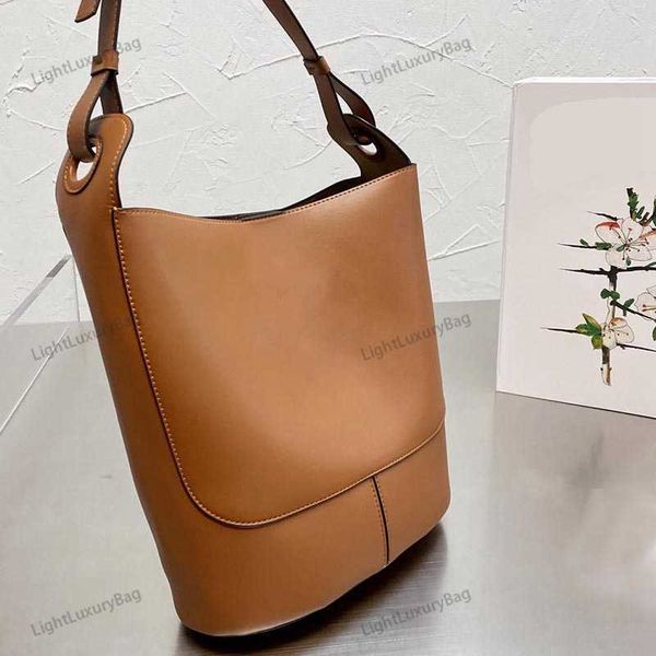 

5a bucket tote shoulder bag designer leather wallet quality high capacity crossbody for women classic famous brand shopping purses 220918