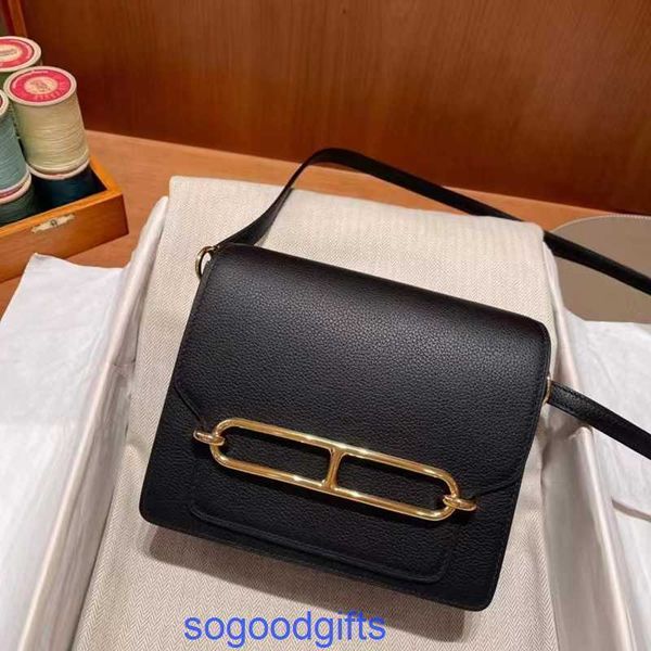 

womens roulis's designer herme bags genuine leather with strap shoulder handbags 2022 new fashion premium leather kangkang bag tofu pig