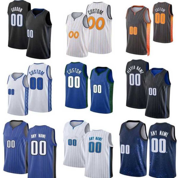 

2022-23 new season custom printed basketball jerseys 5 paolo banchero 1 jonathan isaac 4 jalen suggs 50 cole anthony markelle 20 fultz 31 te, Black;red