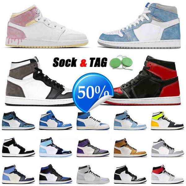 

1 1s jumpman shoes hyper royal high dark mocha university blue light smoke grey pink quartz mens womens trainers sneakers sports