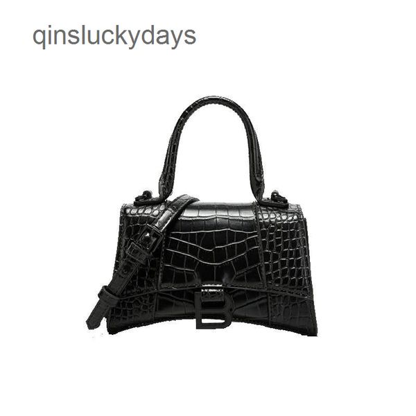 

luxury balencaig bags outlet leather women 2022 new autumn and winter advanced texture hourglass b family high