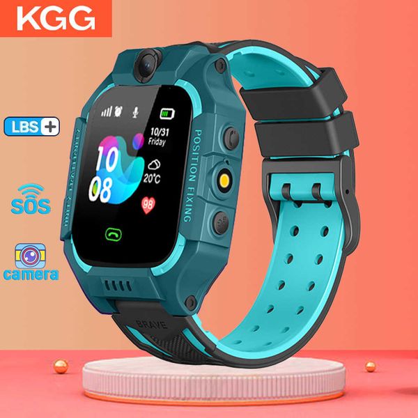 

wristwatches kids smart 2g back smartwatch for children sos call phone camera voice chat boys girls clock gifts q19 watch 0924, Slivery;brown