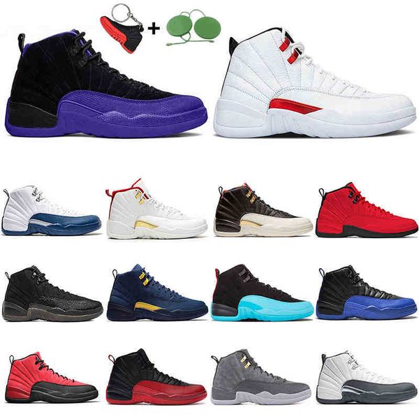 

2022 12 12s men basketball shoes jumpman utility university gold twist indigo gamma blue dark playoff cny mens trainers sports