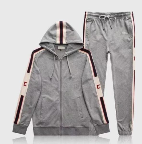 

men's tracksuits sportswear sportswear and sweatshirts autumn winter jogger sporting suit mens sweat suits china size, Gray