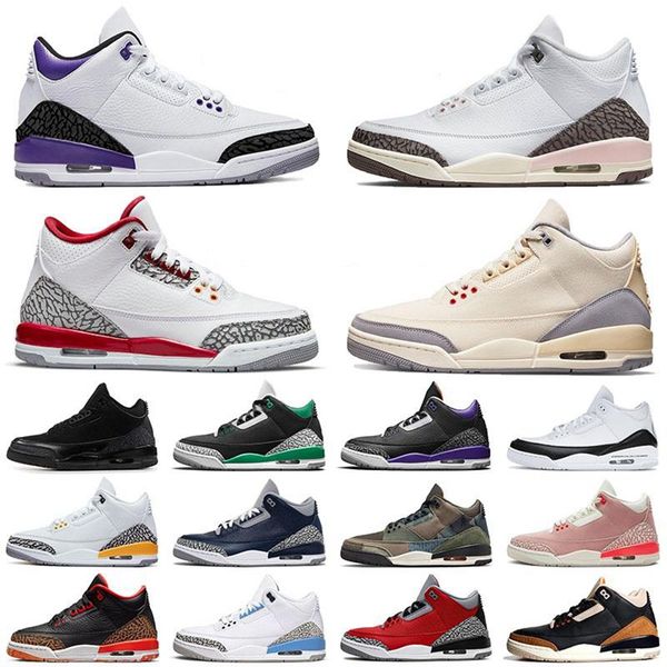 

3 basketballs shoes boots men women jumpman sneakers muslin trainers shady pine green sports 3s unc cardinal red black cat georgetown yssv2