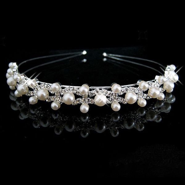 

fashion and crowns headpieces band women wedding crown bride accessories jewelry headband hoop tiara for lovely girls hairwear, Silver