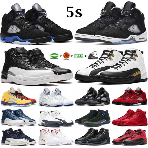 

basketball shoes sneakers trainers racer blue black metallic sports wolf grey jumpman 5s 12s for men women mens 5 bluebird og 12