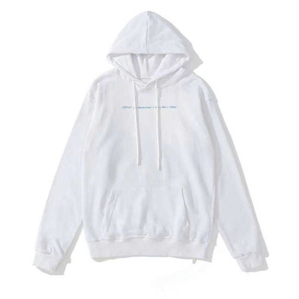 

men's fleece fashion luxury sweatshirts brand offs pullover shirts hoodies designer women sweater men arrow cross letter print hoodie t, Black