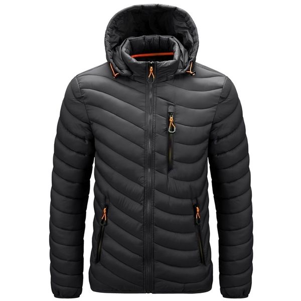 

mens down parkas ultralight brand clothes casual hooded coats autumn black blue winter jackets windbreakers oversize 6xl 220923