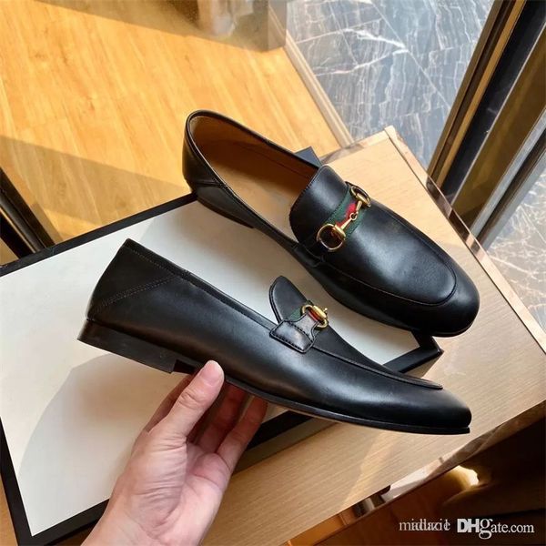 

3a luxury brand business designer dress shoes man genuine leather formal men shoes large size 45 oxford shoes size 38-45, Black