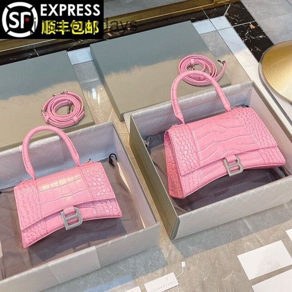 

designer balencaigs hourglass shoulder bags outlet uk 2022 new fashion crocodile pattern internet red summer v78sj