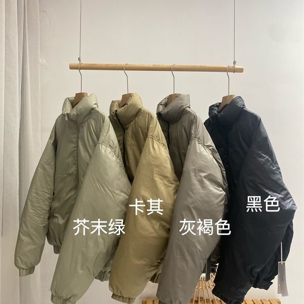 

mens down parkas fall winter high street hiphop comfortable cotton clothes 220923, Black
