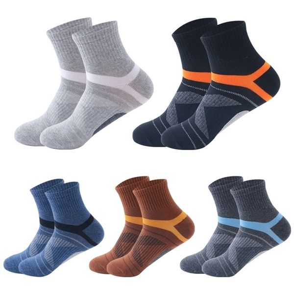 

men's socks ztoet 5pairs lot combed cotton men's socks casual breathable active socks man stripe long sock eu3945 220923, Black