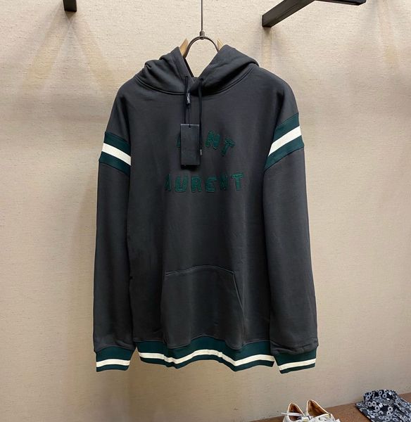

men's plus size hoodies & sweatshirts in autumn / winter 2022acquard knitting machine e custom jnlarged detail crew neck cotton 43303t3, Black