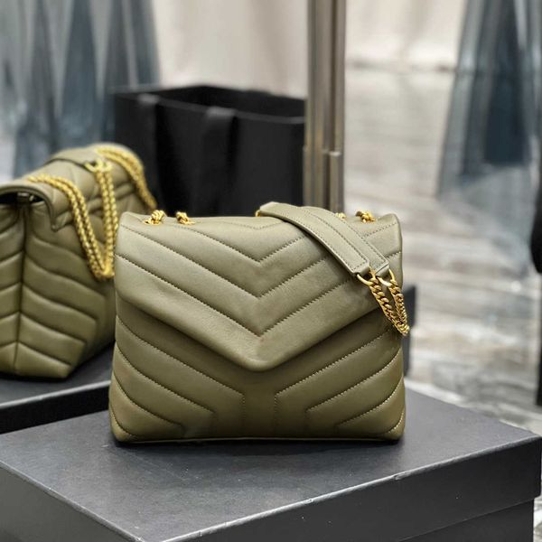 

7a loulou fashion woman luxurys designers bags real leather handbags messenger crossbody chain shoulder bag totes lady wallet