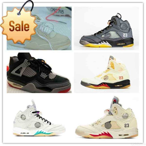 

2022 off authentic 4 sp wmns sail bred athletic shoes muslin 5s fire red black white men zapatos sports sneakers with box