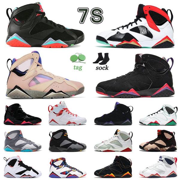 

aaa quality 7s basketball shoes jumpman 7 lava se sapphire patta shimmer hare mens womens sneakers designer buck bordeaux black gloss j7 j7s