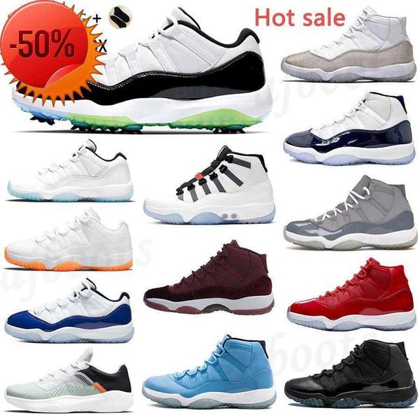 

2022 gift jumpman 11 basketball shoes anniversary 25th 11s men women concord 45 bred high low legend blue citrus space jam gamma cap