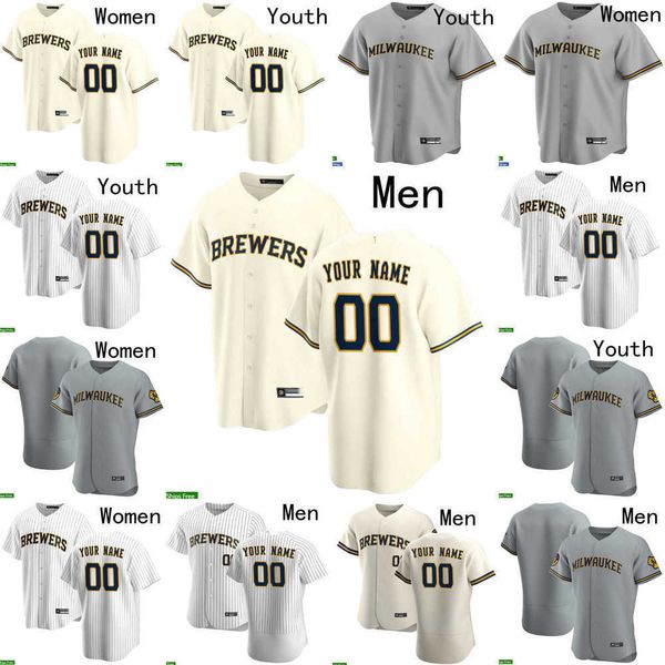 

baseball jersey men women youth milwaukee 22 christian yelich 12 hunter renfroe 11 rowdy tellez 27 willy adames 16 kolten wong 24 mccutchen, Blue;black