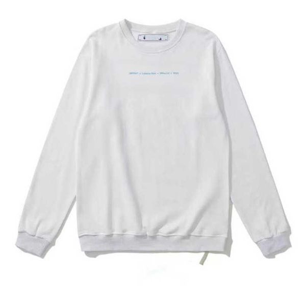 

men's luxury classic pullover sweatshirts offs hoodies brand women sweater men arrow cross letter print street trend sweatshirt loose, Black