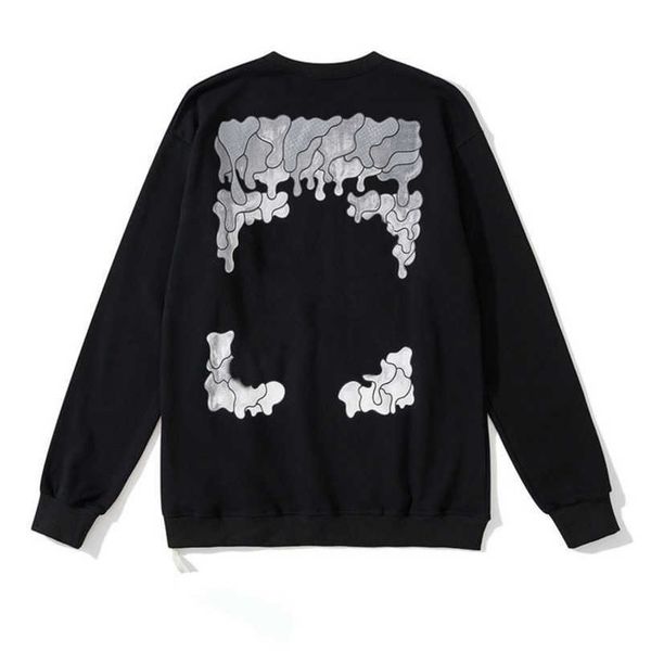 

women's luxury fashion pullover jackets sweatshirts white hoodies women black sweater men arrow cross letter print street trend coat j, Black;brown