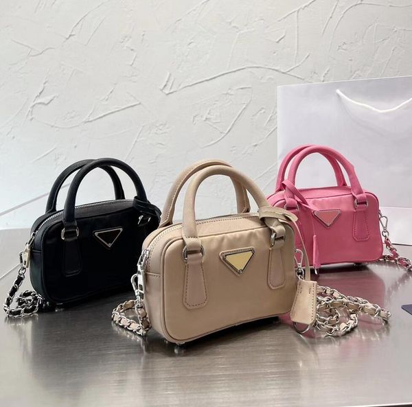 

new style leisure shoulder bags women fashion canvas handbag pillow packet designer womens classic chain cross body handbags wallet