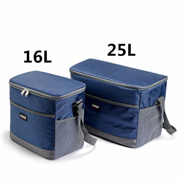 

ice packs/isothermic bags 16l/25l cooler waterproof picnic shoulder for food drink fruit insulation thermal pack therma refrigerator 220923